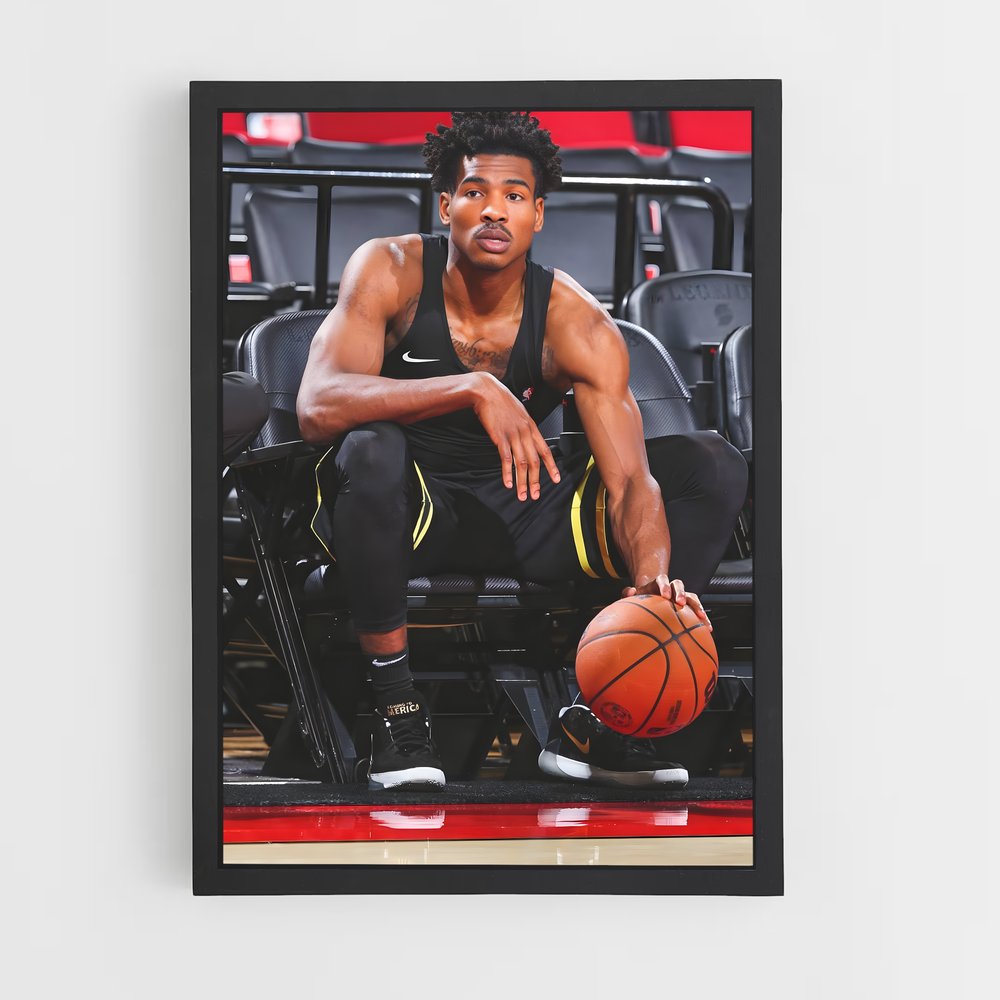 Poster Heatwave Dunk – affiche Basketball (vue 2)